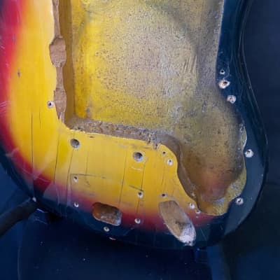 Solo guitar body and neck made in Italy for projects image 9