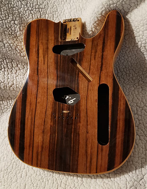 My Last USA made ,bound custom body, covered in Rosewood ( Top & back ) Made for a Tele neck. image 1