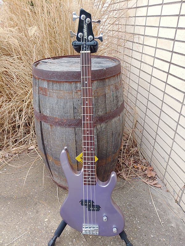 Washburn XB-100 Purple 4 String Electric Bass Guitar | Reverb