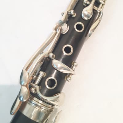 Pourcelle Bb Albert Clarinet High Pitch A454 Restored with Case-Wood Mouthpiece image 7