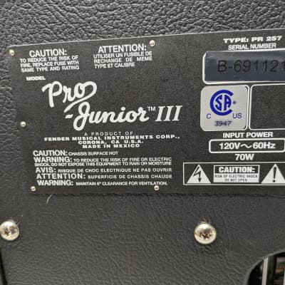 Fender Pro Junior III 15-Watt 1x10