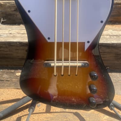 Savannah STB-700 lighting Sunburst Uke bass mini travel guitar 23’ scale image 1