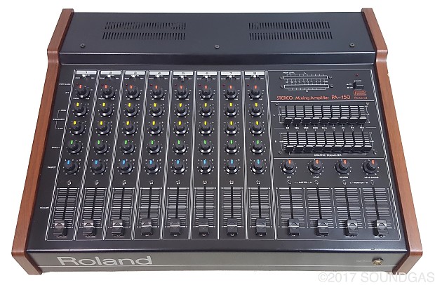 Roland PA-150 アナログミキサー スプリングリバーブ内蔵　137 Roland PA-150 Stereo Mixer with Spring Reverb | Reverb Canada