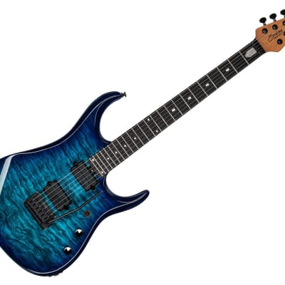 Sterling by Music Man JP150D Quilted Maple - Cerulean Paradise image 1