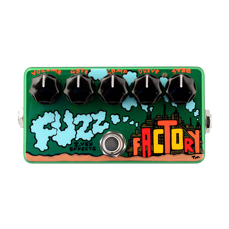 ZVEX Fuzz Factory Hand-Painted Fuzz Effects Pedal