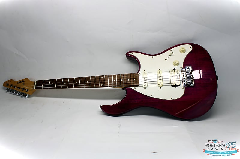 Peavey Raptor Plus HSS Electric Guitar Purple w/ White Pick Guard image 1