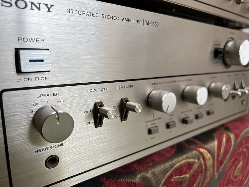 【動作品】Sony TA-3650 プリメインアンプ/ST-4950 セット 動作品】Sony TA-3650 プリメインアンプ/ST-4950 セット 動作品】Sony