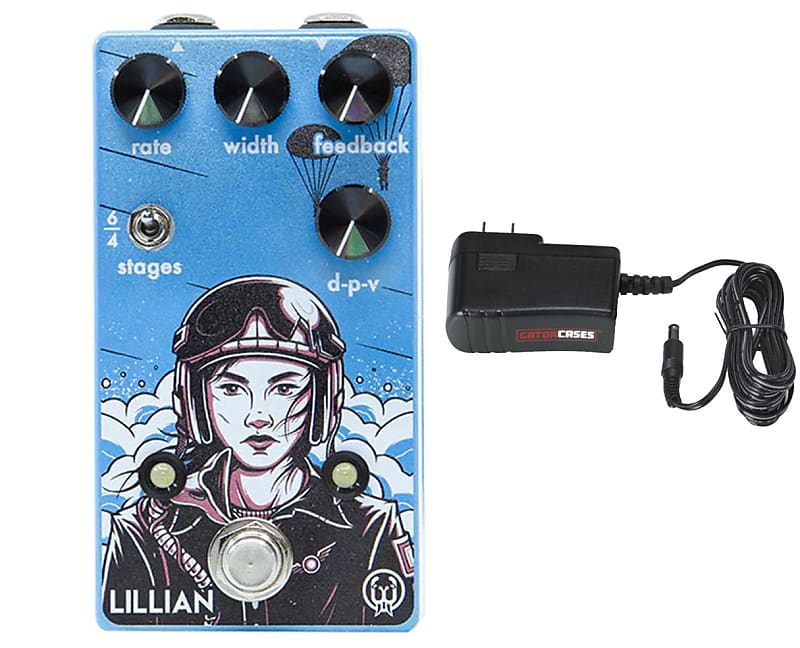 Walrus Audio Lillian Analog Phaser + Gator 9V Power Supply Combo