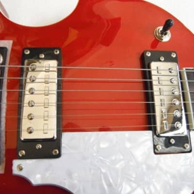 New Hofner Violin 6 String Guitar HI-459-RD Red image 5