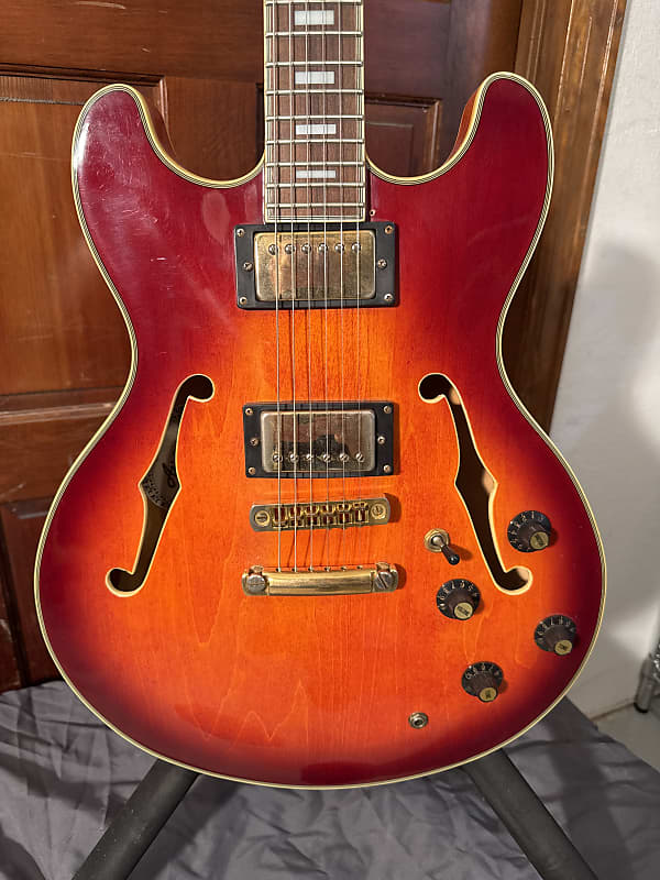 Aria TA-62 Semi Hollow 335 Killer Unknown - Sunburst image 1