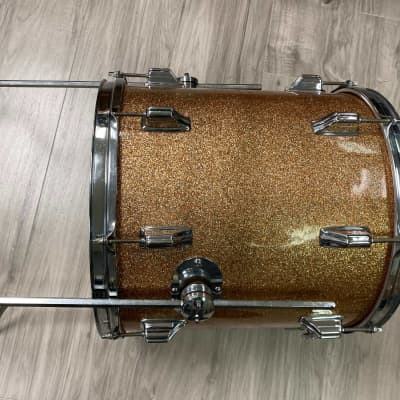 Rogers Headliner Outfit 20x14" / 14x14" / 12x8" Drumset 1960s Champagne Sparkle image 11