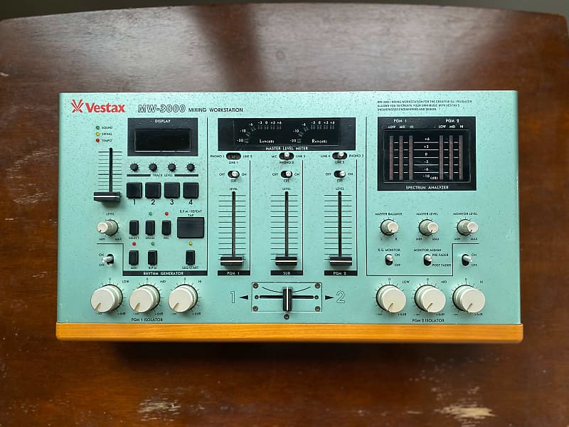 Very rare Vestax MW-3000 Mixer / Sequencer / FX machine