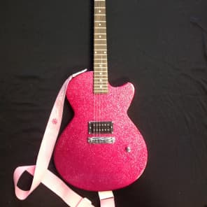 Daisy Rock Debutante Rock Candy Atomic Pink Electric Guitar Pack