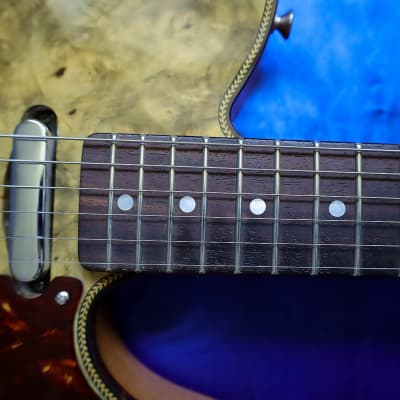 Fender Custom Shop Artisan Buckeye Burl Double Esquire Thinline NOS NAMM Limited Edition NEW 2020 image 5
