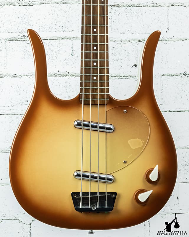 Danelectro Longhorn Short-Scale Bass in Copper | Reverb