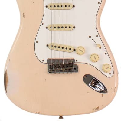 Fender Custom Shop 1964 Stratocaster, Relic, Super Faded Aged Shell Pink image 1