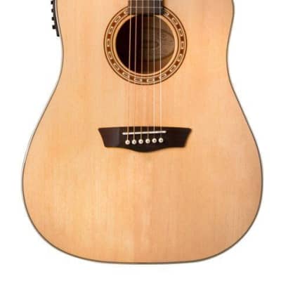 Washburn Acoustic Electric Guitar Harvest Dreadnought Cutaway image 5