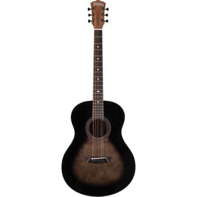 Washburn Bella Tono Novo S9 Acoustic Guitar Gloss Charcoal Burst image 2