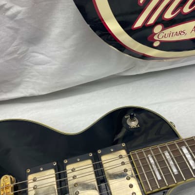 Epiphone Les Paul Custom "Black Beauty" 3-pickup Guitar with Case - factory 2nd 2005 - Ebony / Black image 6