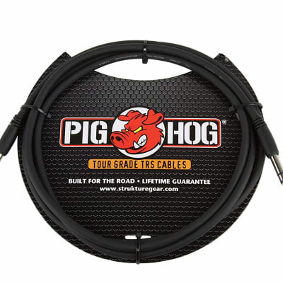 Pig Hog - PTRS06 - Instrument Cable 1/4" TRS to 1/4" TRS - 6 ft.