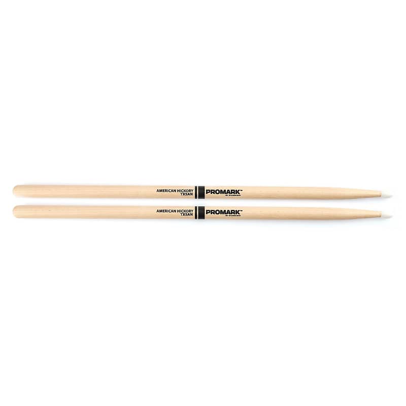ProMark Hickory 5A Nylon Tip drumstick image 1