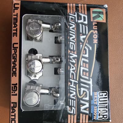 Kluson 6 In Line Evolution Seies F-Mount Non-Collaed