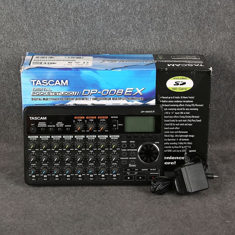 Tascam DP-008EX 8-track Digital Portastudio | Reverb UK