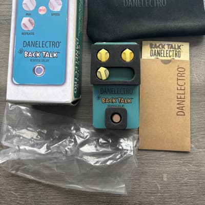 Reverb.com listing, price, conditions, and images for danelectro-back-talk-reverse-delay-reissue