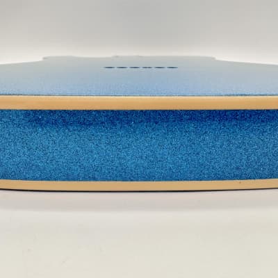 HooDoo Telecaster Thinline Double-Bound Sparkle Blue Body Alder Super Light HTB4139 image 9