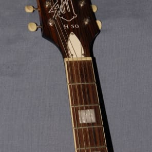 2008 Harmony H50  reissue Sunburst Hollow Electric Guitar image 3