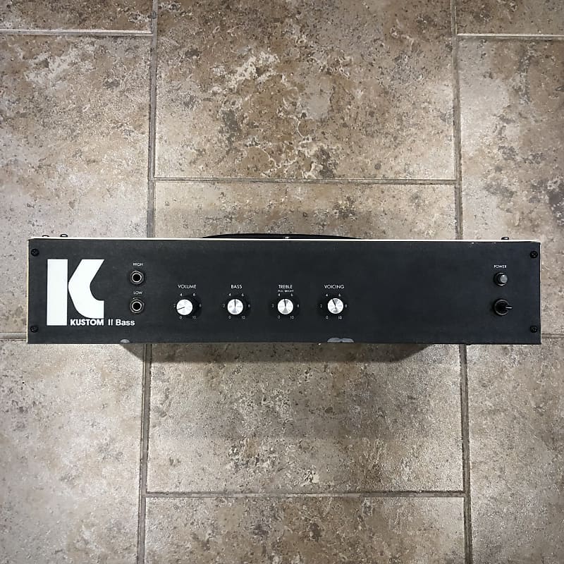 1970s Kustom II Bass 60w Bass Amp Head Serviced Reverb