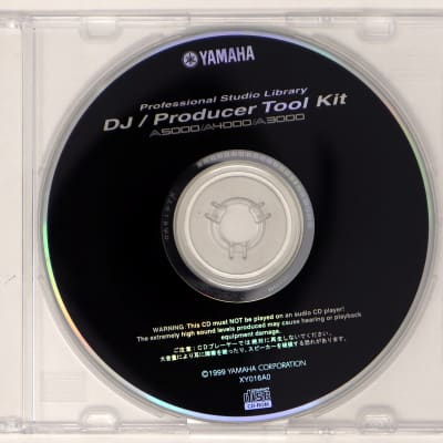 Yamaha Professional Studio Library DJ/Producer Tool Kit A5000/A4000/A3000 Sample Library/Sound Library/Sampling CD 1990s