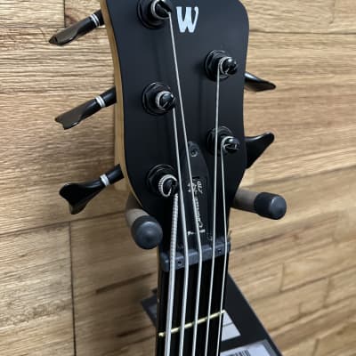 Warwick Teambuilt Corvette $$ 2023 Limited Edition 5- string Bolt-On Bass - Marbled Ebony #59/100 w/ soft case. New! image 7