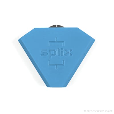 Boredbrain SPLIX Inline Splitter Mixer Eurorack Modular 3.5mm Quantum Blue image 1