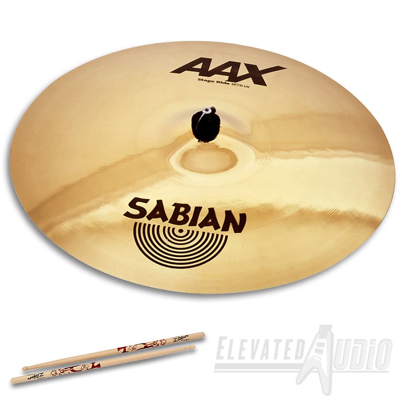 Sabian 20" AAX Stage Ride Cymbal + 1 Pair of Dave Grohl Sticks! MAKE OFFER! Buy from CA's #1 Dealer! image 1
