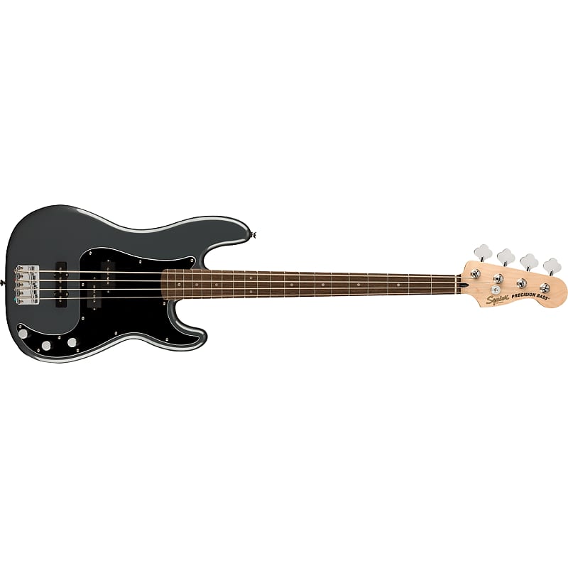 Fender Squier Affinity Series Precision Bass PJ, Laurel, Charcoal Frost Metallic image 1