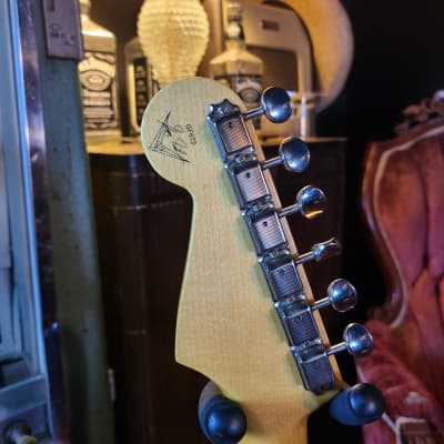 2007 Fender Greg Fessler Master built 63 Stratocaster NOS  - Lake Placid Blue image 13