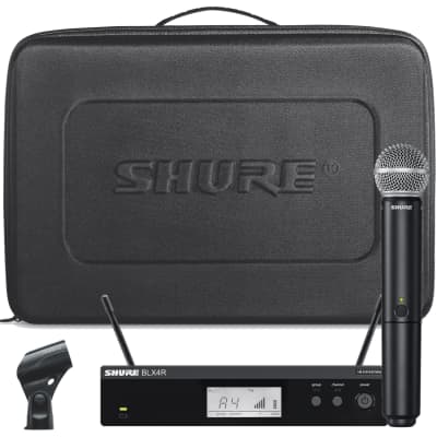 Shure BLX24R/SM58 Handheld Wireless SM58 Microphone System, Channel H10 image 1