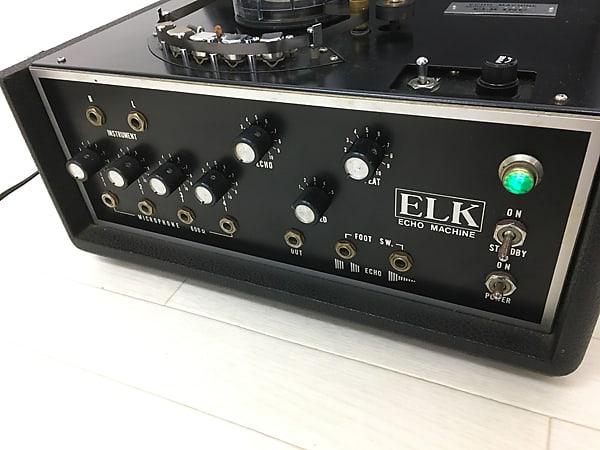 Elk Echo Machine EM-3 1970 Rare Japanese Tape Echo Delay Elk Echo Machine EM-3 1970 Rare Japanese Tape Echo Delay