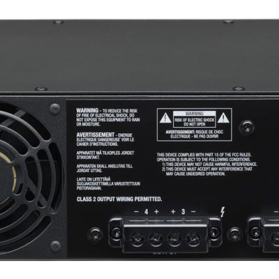 Crown CDI4300 CDI 4 x 300 Watt 70V Commercial Amplifier+Processor+Wall Control image 4