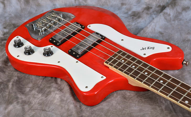 IBANEZ JTKB200 Jet King Bass Guitar - Rare Red Finish | Reverb