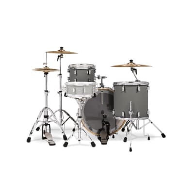 PDP Concept Maple 3-Piece Rock Shell Pack - Satin Pewter image 3