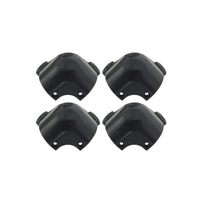 "Modern Two Pin" Genuine Vox Black Plastic Spare Corners - Set of Four Corners Bild 1