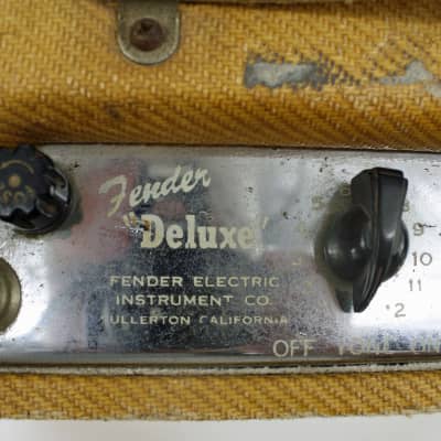 Fender Deluxe 5B3 Wide Panel 10-Watt 1x12" Guitar Combo 1953 Tweed image 9