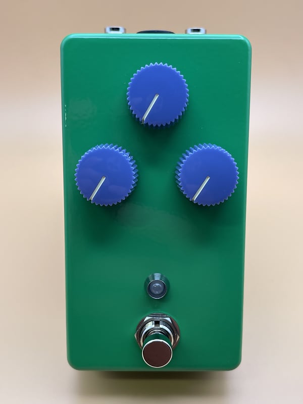 RCO Pedals Mercurial Boost 2022 Green with vintage violet knobs image 1