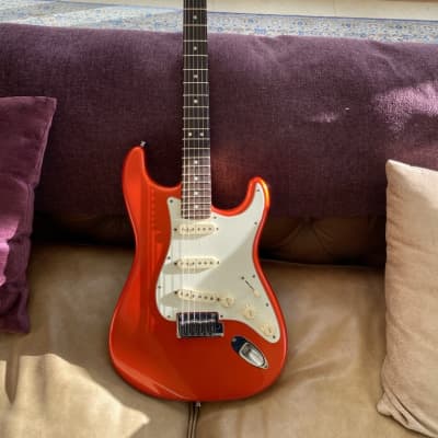 Fender 2011 Fender Custom Shop Stratocaster Pro NOS 2011 Candy Tangerine image 3