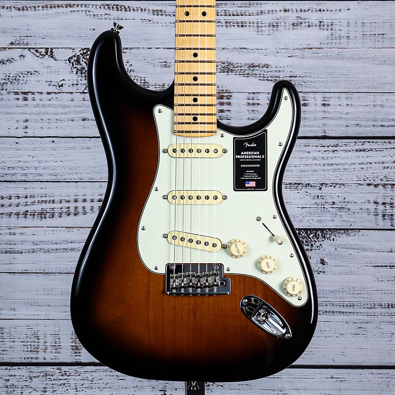Fender American Professional II Statocaster | Annicersary 2-Color Sunburst image 1