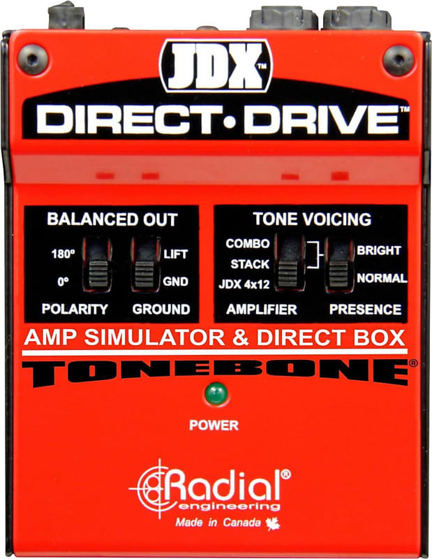 Radial R800 1404 00 Direct Drive Amp Simulator with DI image 1