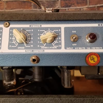 Harmony H306A 15-Watt 1x12"  2-Channel Combo Amplifier  1960s Blue image 9