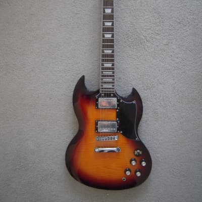 Mint! Firefly FFLG Sunburst Electric Guitar, 2 Humbucker Pickups, Chrome Hardware - Limited Edition! image 5
